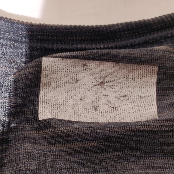 Athleta Long Sleeve Workout Top Women's Faded Sz Tag - Gray, Imperfect - Picture 16 of 16